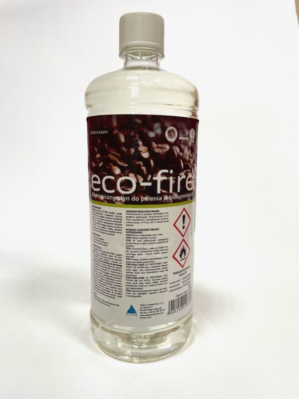 Eco-fire płyn do palenia w biokominku o zapachu kawy 1L